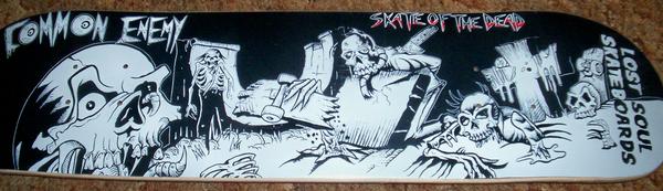 "Skate of the Dead" Skate Deck