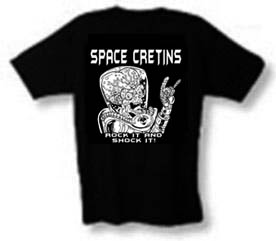 SPACE CRETINS tee-shirts